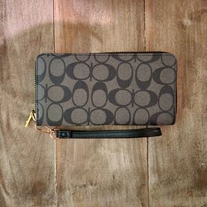 Brown & Tan Coach Wallet New W/O Tags